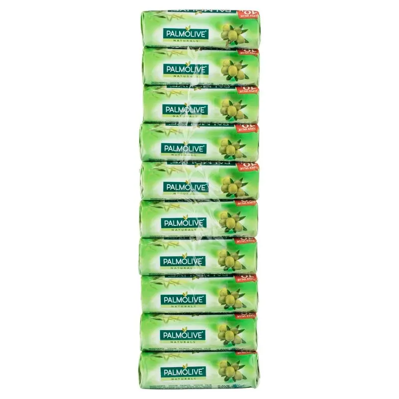 Palmolive Naturals Bar Soap, 10 Pack x 90g, Moisture Care with Natural Olive & Aloe Vera