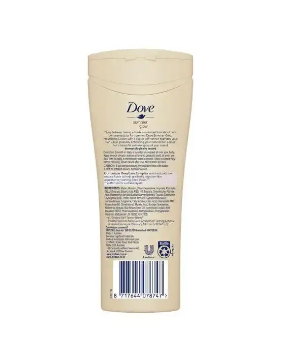 Dove Body Lotion Medium To Dark Skin 400mL