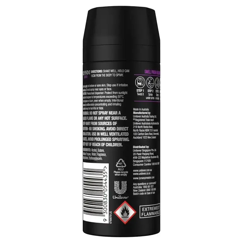 Lynx Deodorant Excite 165ml