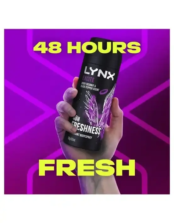 Lynx Deodorant Excite 165ml