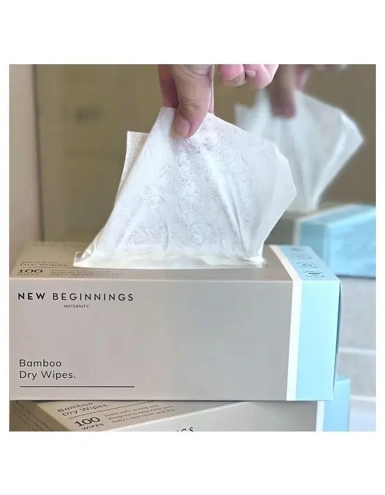 New Beginnings Dry Wipes 100 Pack