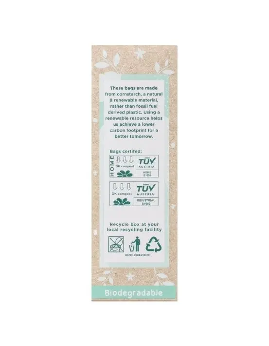 Gaia Natural Baby Biodegradable Nappy Bags 50 Pack