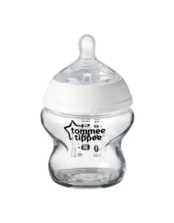 Tommee Tippee Closer to Nature Glass Bottle Slow Teat 150ml