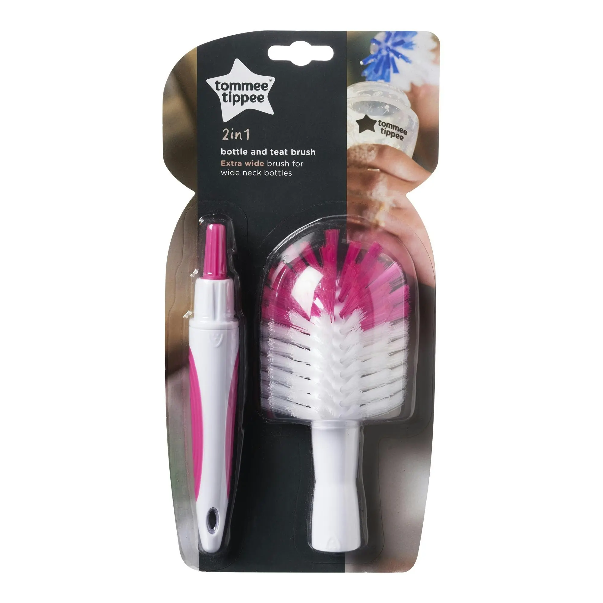 Tommee Tippee Closer to Nature 2-in-1 Baby Bottle Brush