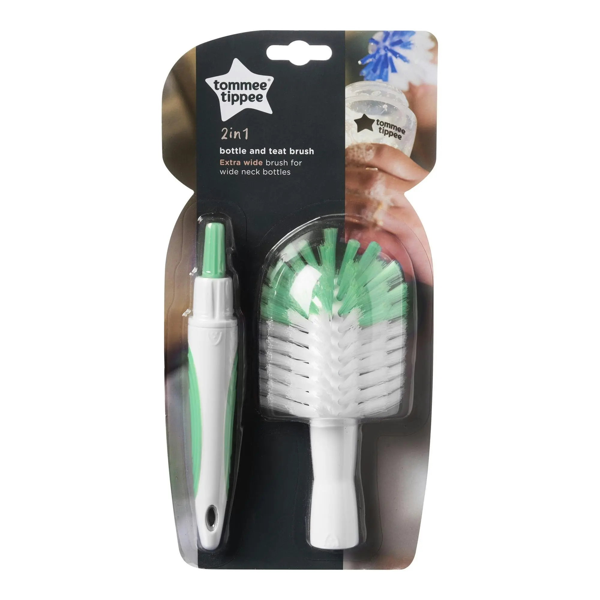 Tommee Tippee Closer to Nature 2-in-1 Baby Bottle Brush