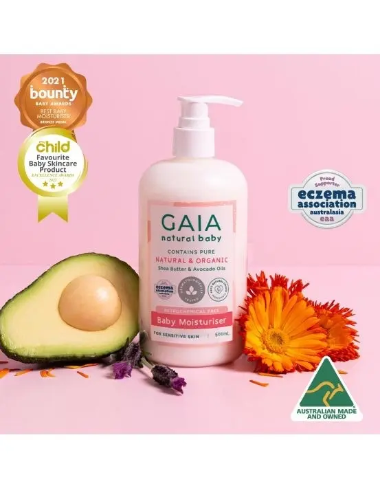 Gaia Natural Baby Moisturiser 500ml