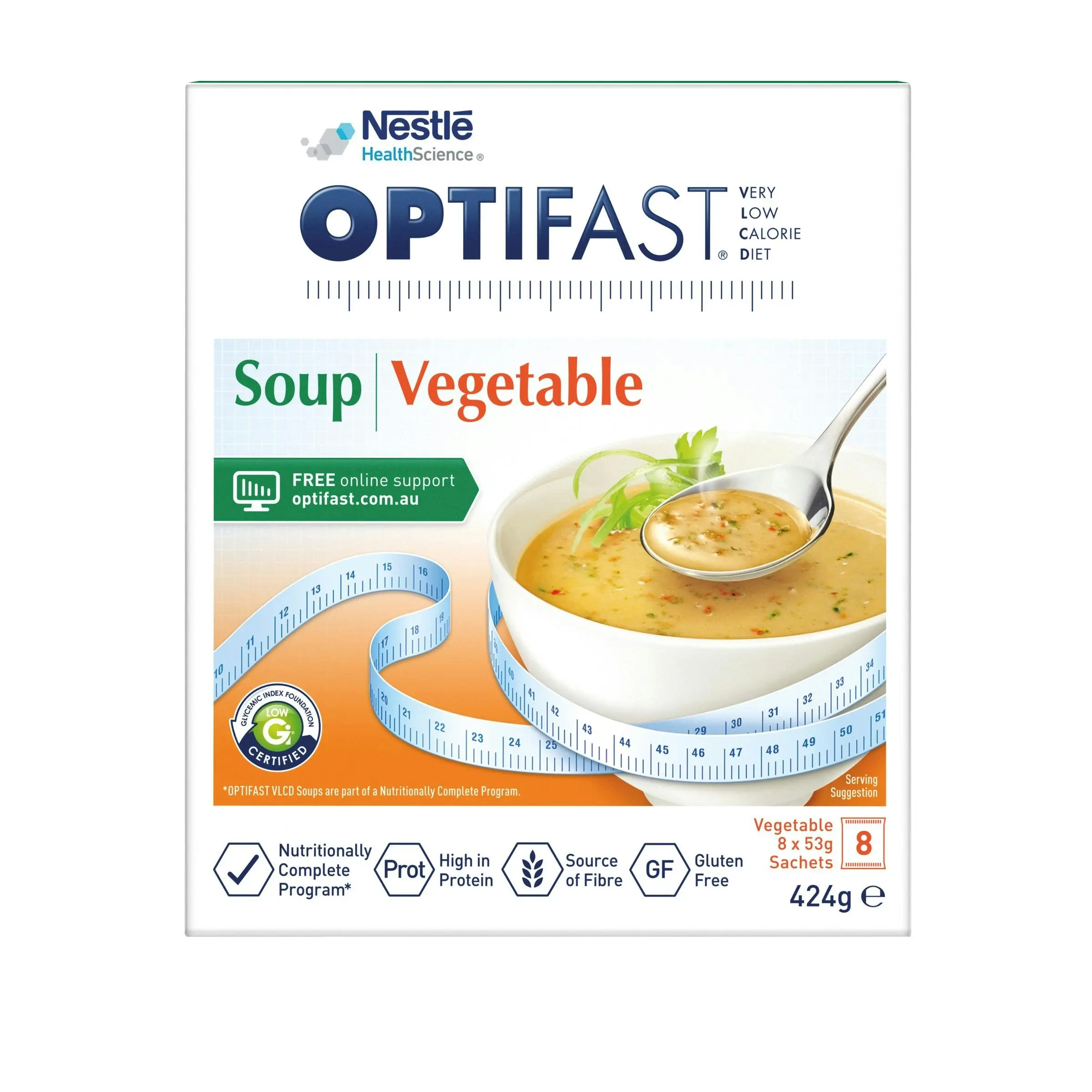 OPTIFAST VLCD Vegetable Soup 8 x 53g