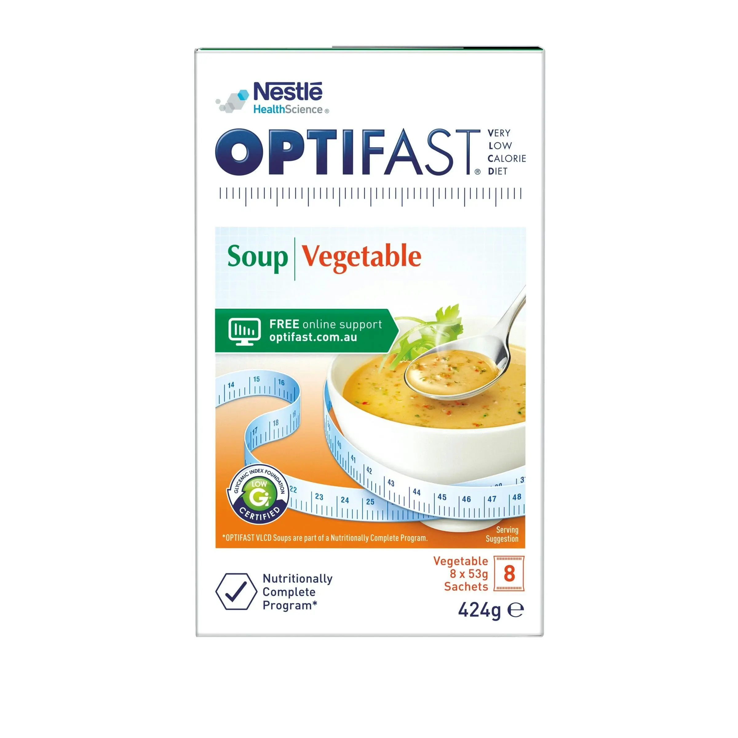 OPTIFAST VLCD Vegetable Soup 8 x 53g