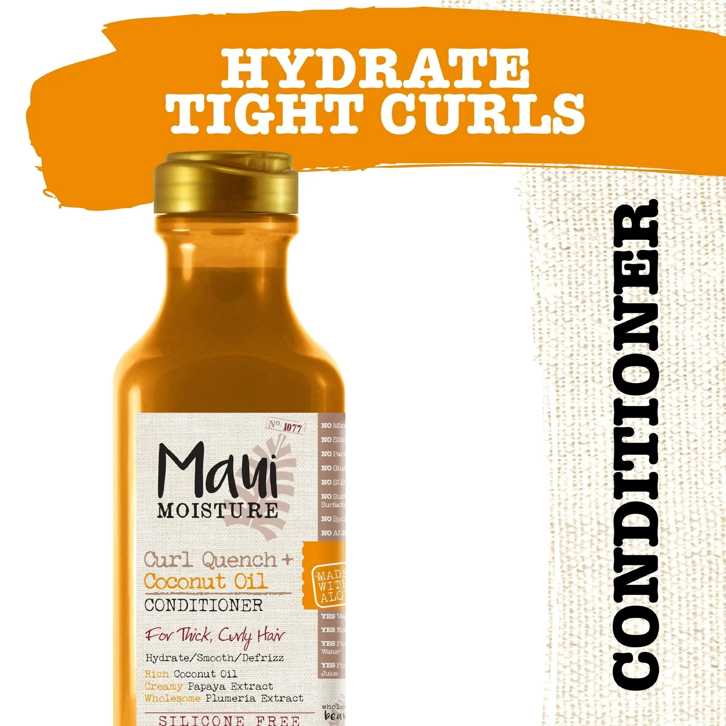 Maui Moisture Curl Quench + Hydrating Coconut Oil Conditioner 385ml