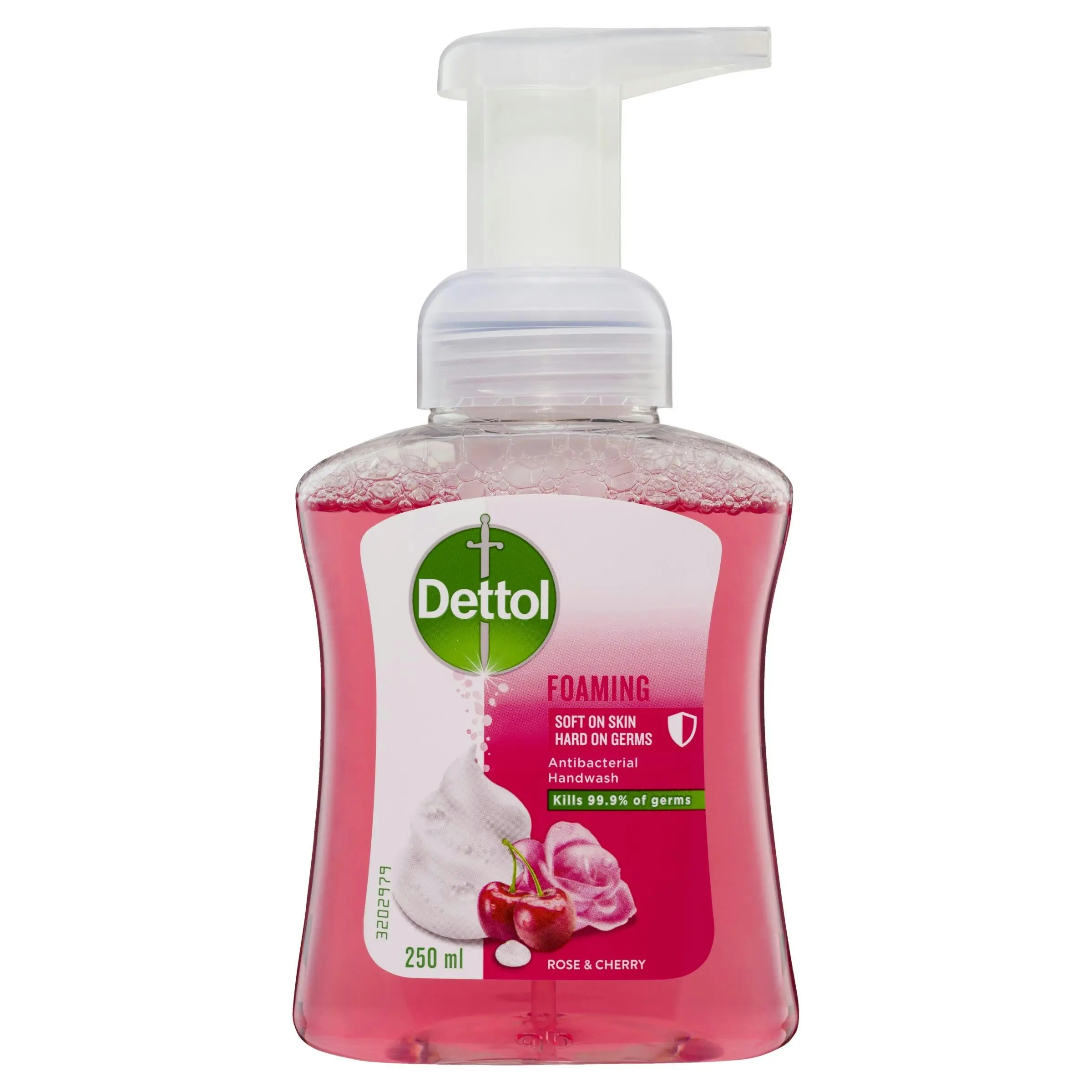 Dettol Foaming Antibacterial Hand Wash Rose and Cherry 250ml