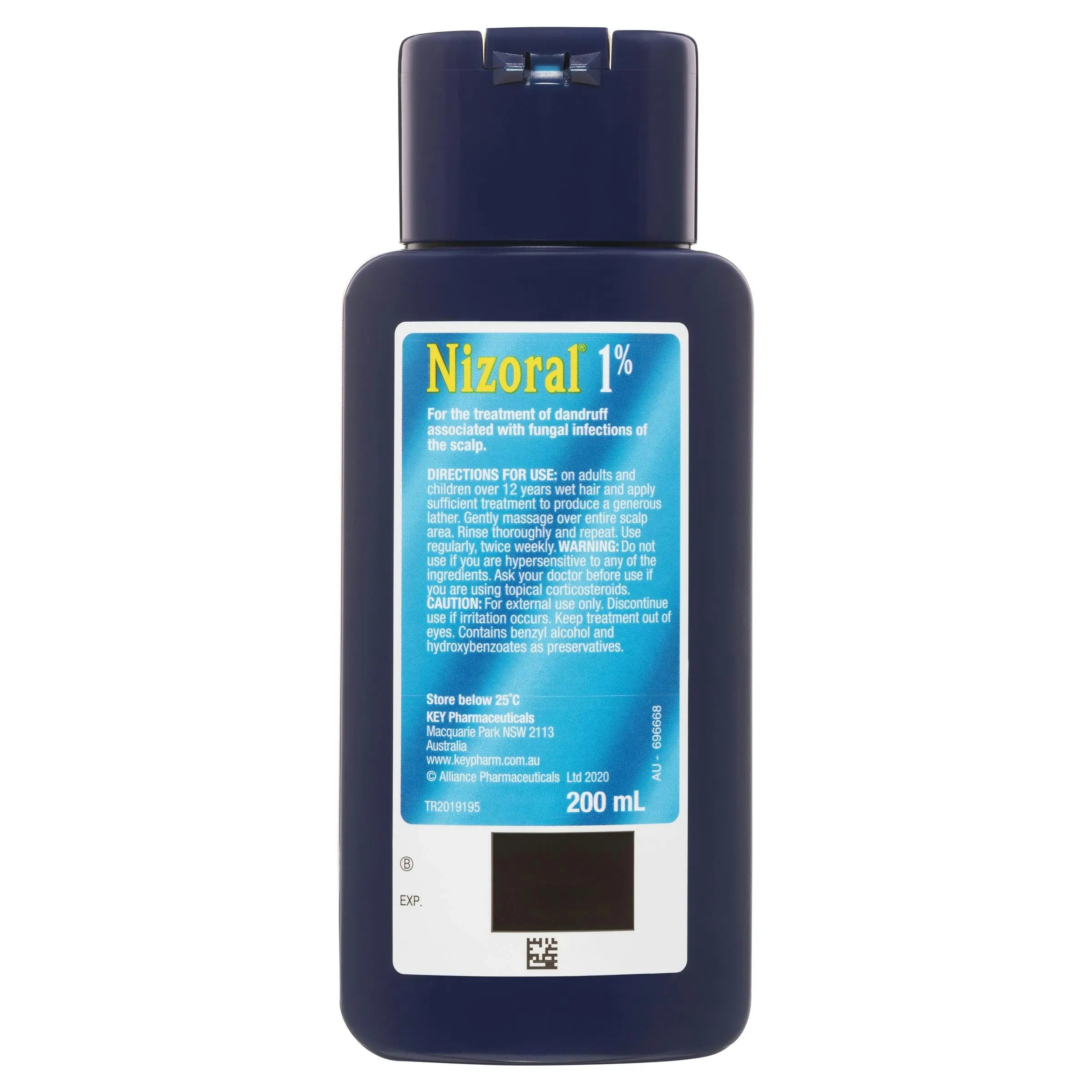 NIZORAL 1% Anti-Dandruff Treatment 200ml