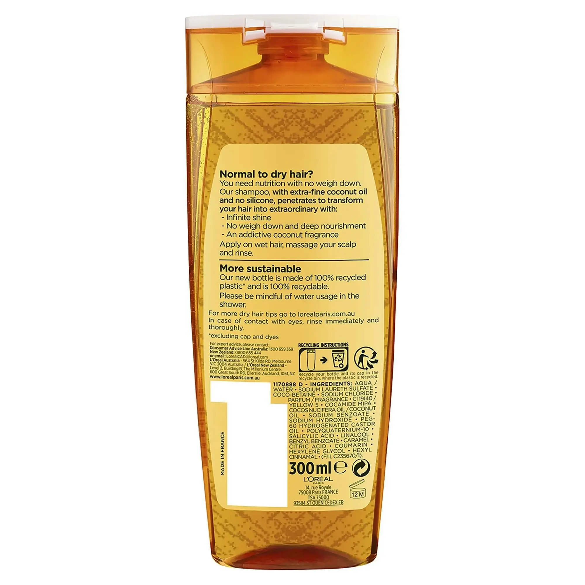 L'Oreal Elvive Extraordinary Oil Coconut Shampoo 300ml