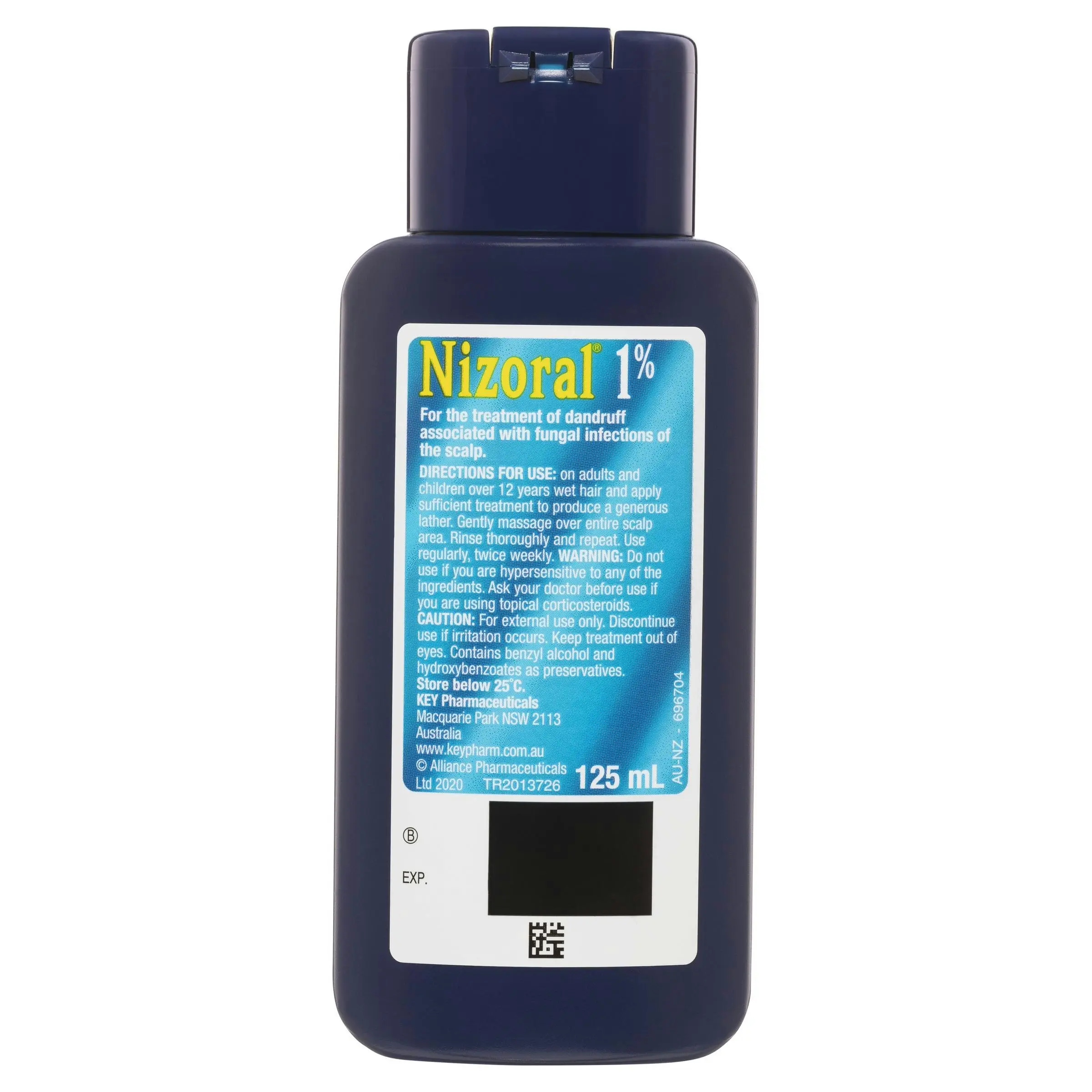 NIZORAL 1% Anti-Dandruff Treatment 125ml