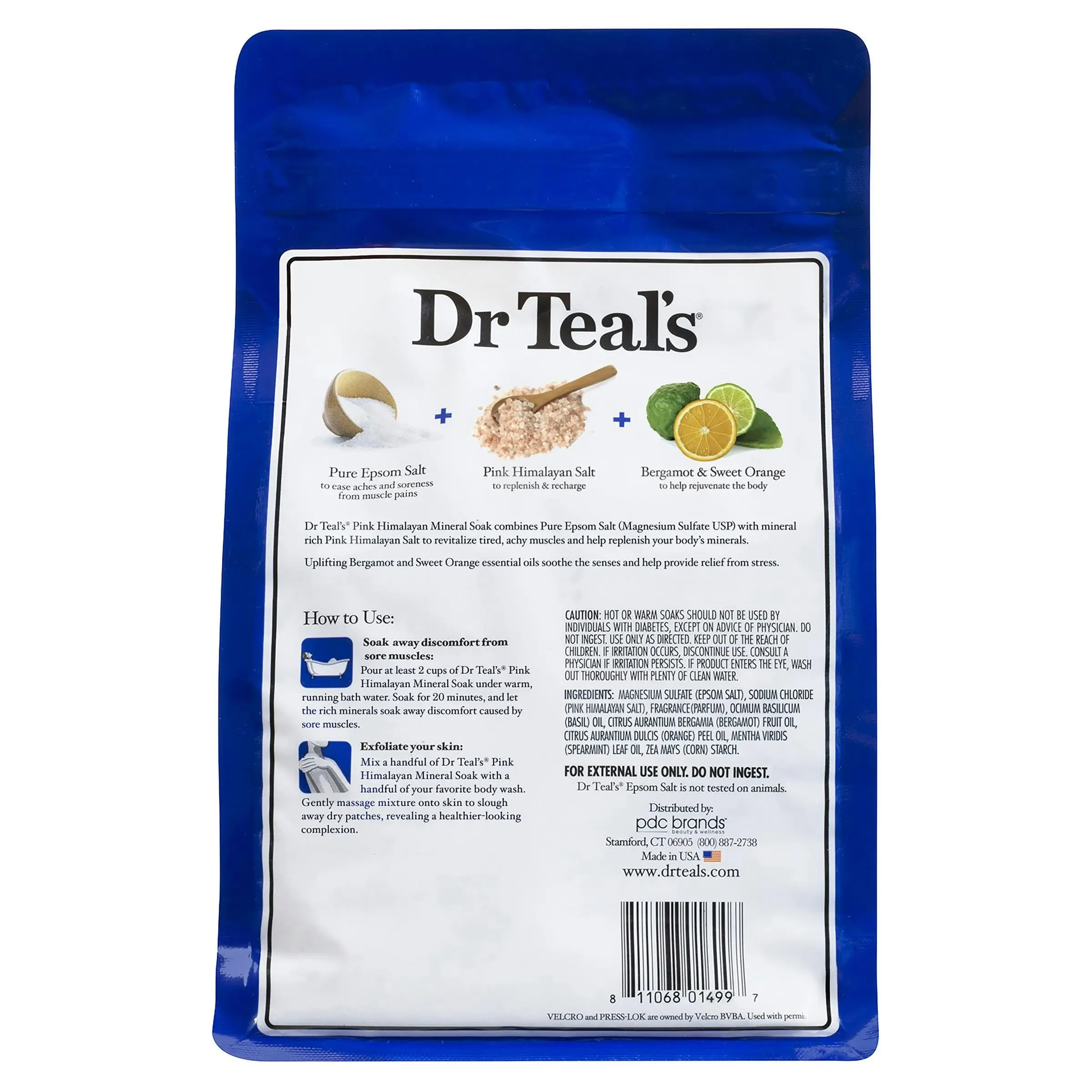 Dr Teal's Epsom Salt Pink Himalayan Mineral Soak 1.36kg