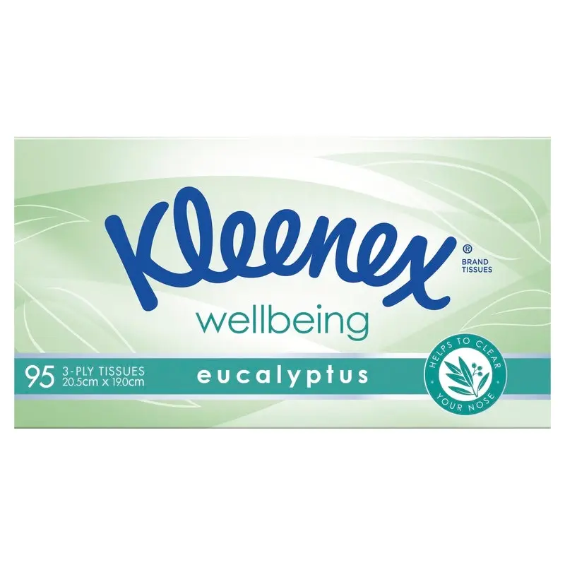 Kleenex Eucalyptus Facial Tissues 95 Pack