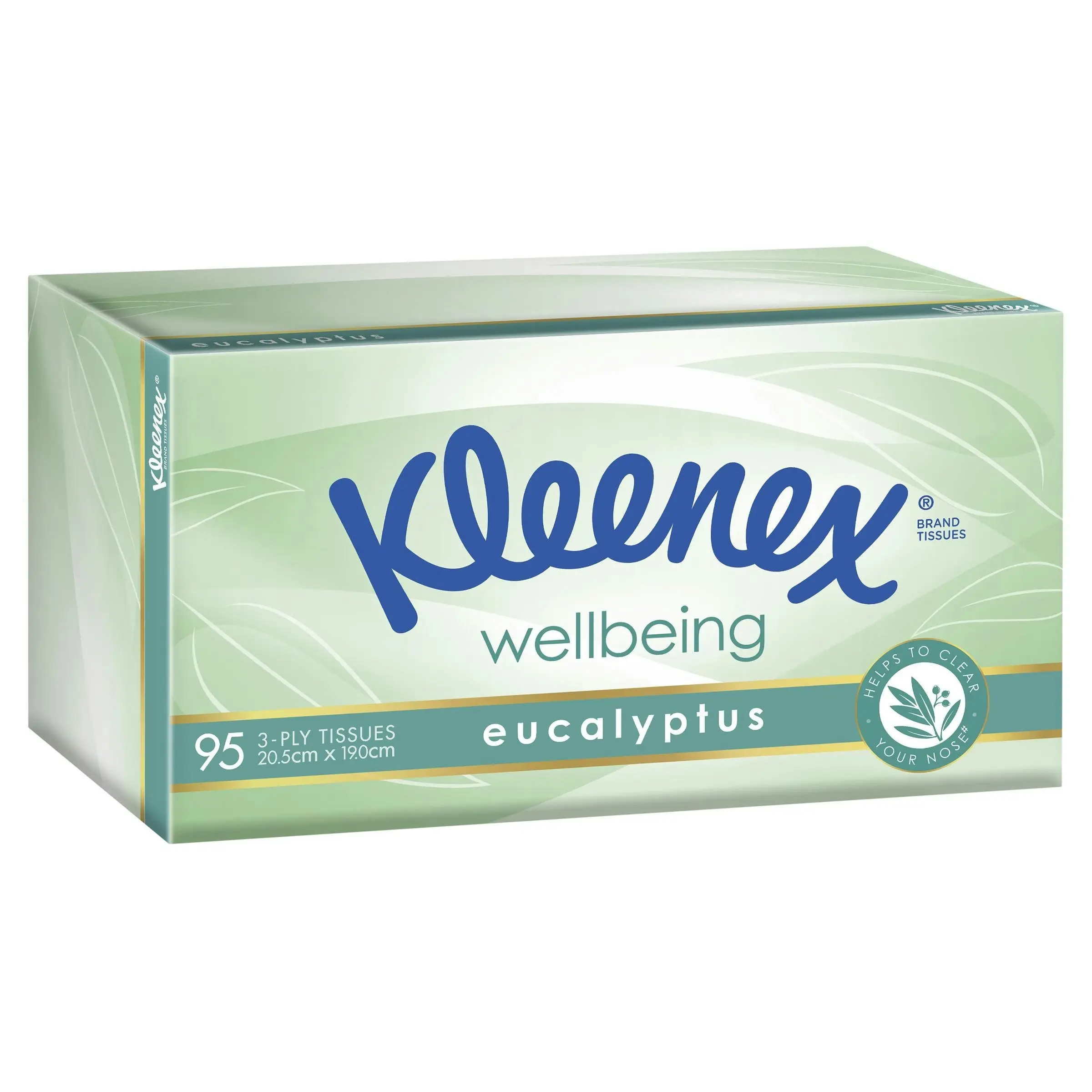 Kleenex Eucalyptus Facial Tissues 95 Pack