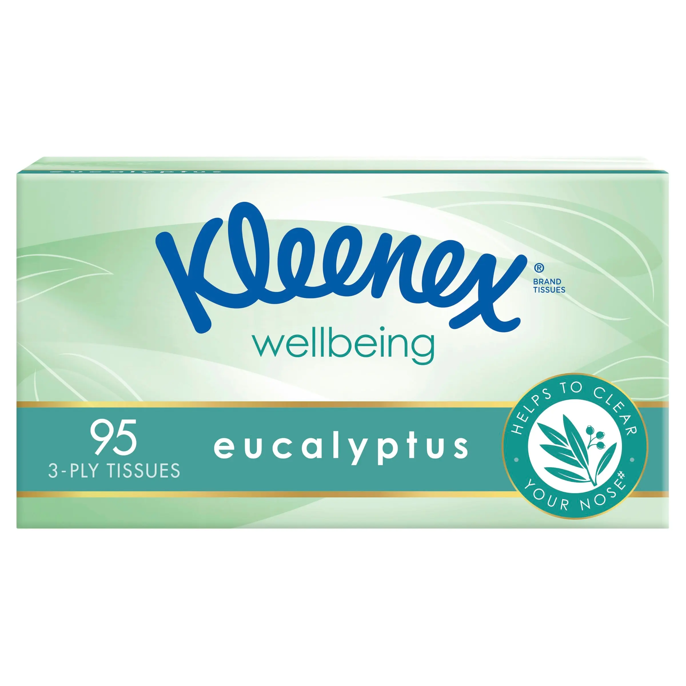 Kleenex Eucalyptus Facial Tissues 95 Pack