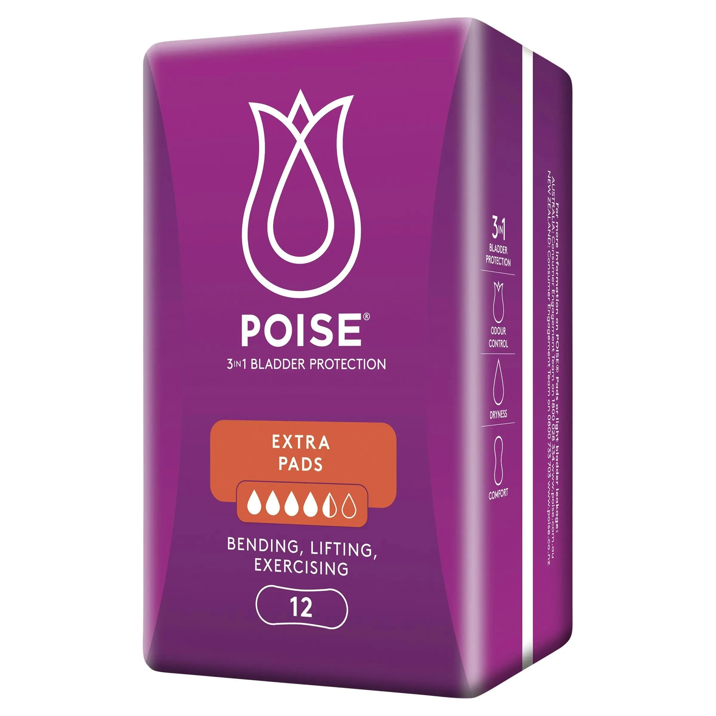 Poise Pads Extra 12 Pack