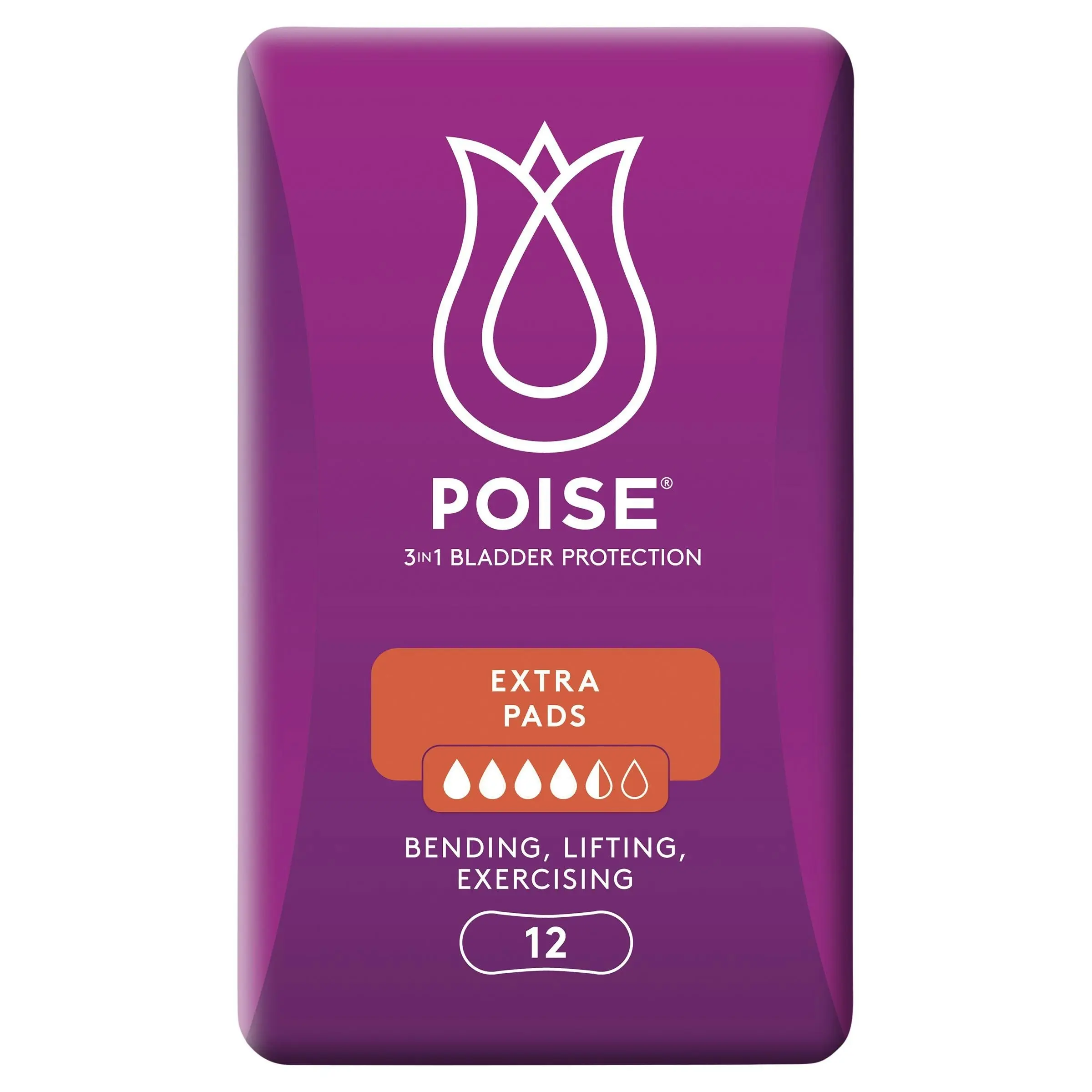 Poise Pads Extra 12 Pack