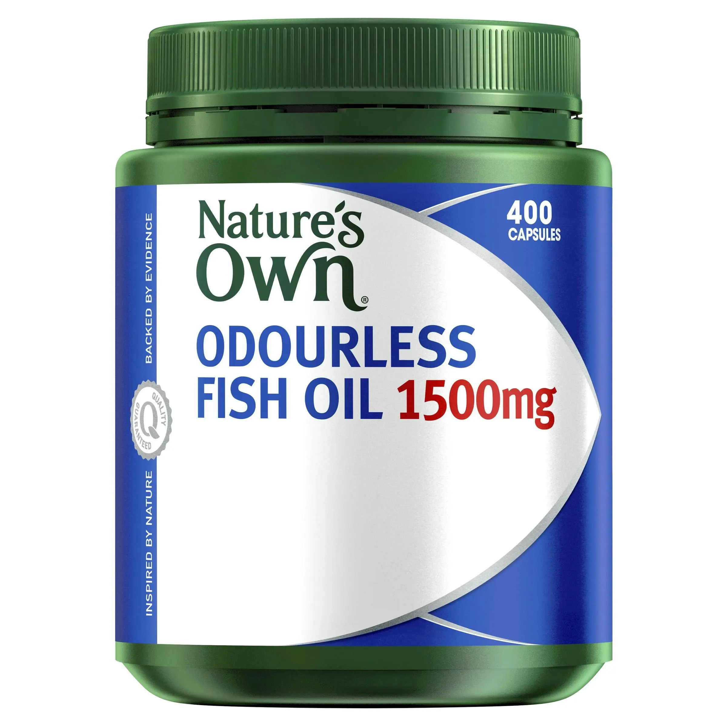 Nature's Own Odourless Fish Oil 1500Mg 400 Capsules