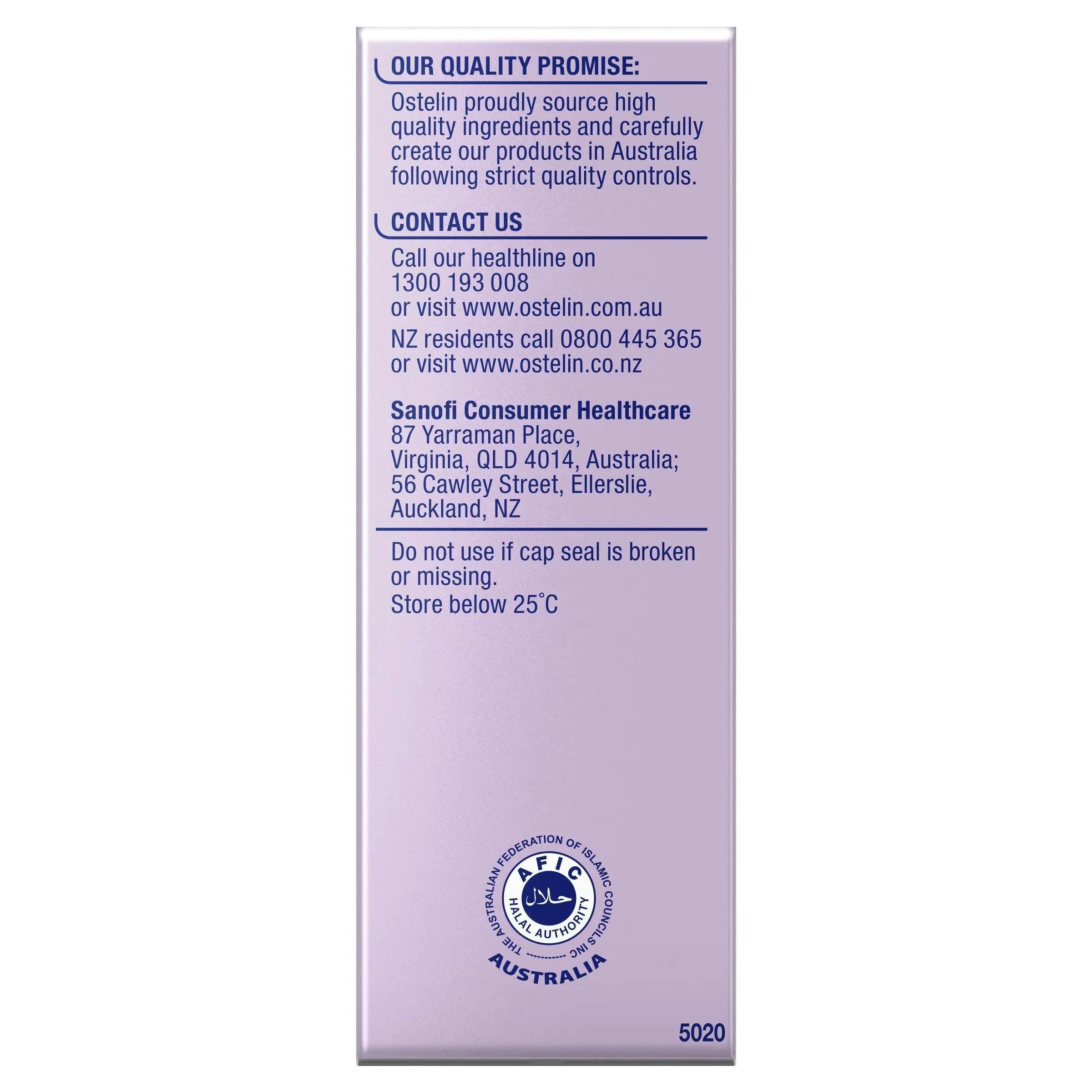 Ostelin Vitamin D3 1000IU Liquid 50mL