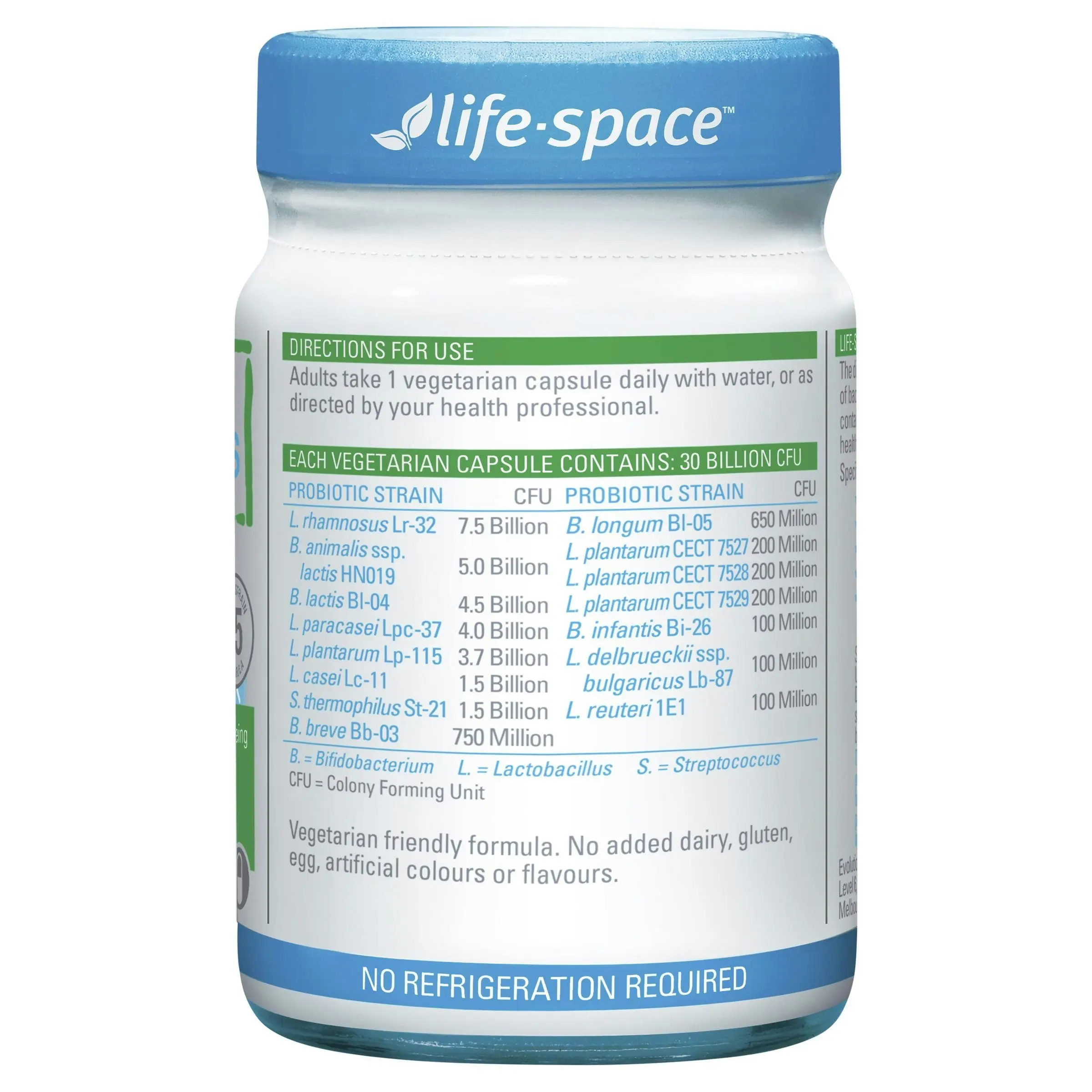 Life-Space Probiotic for 60+ Years 60 Hard Capsules