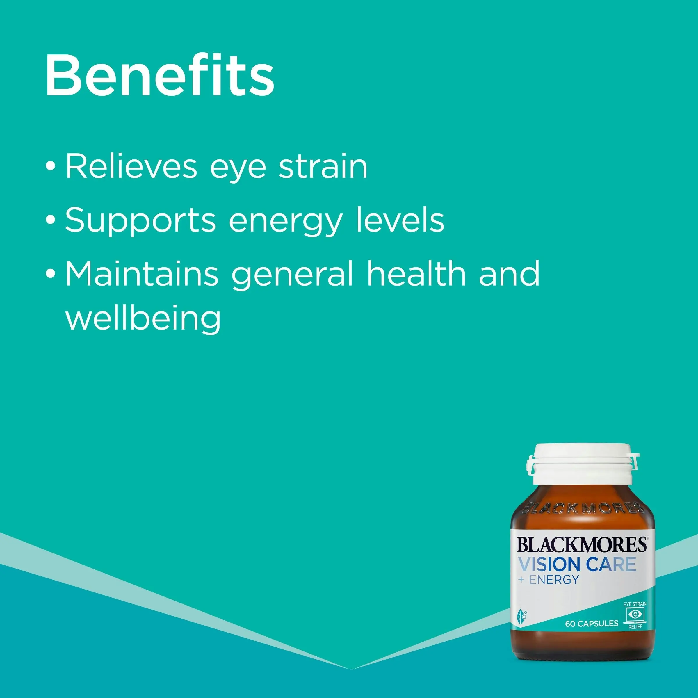 Blackmores Vision Care + Energy 60 Capsules