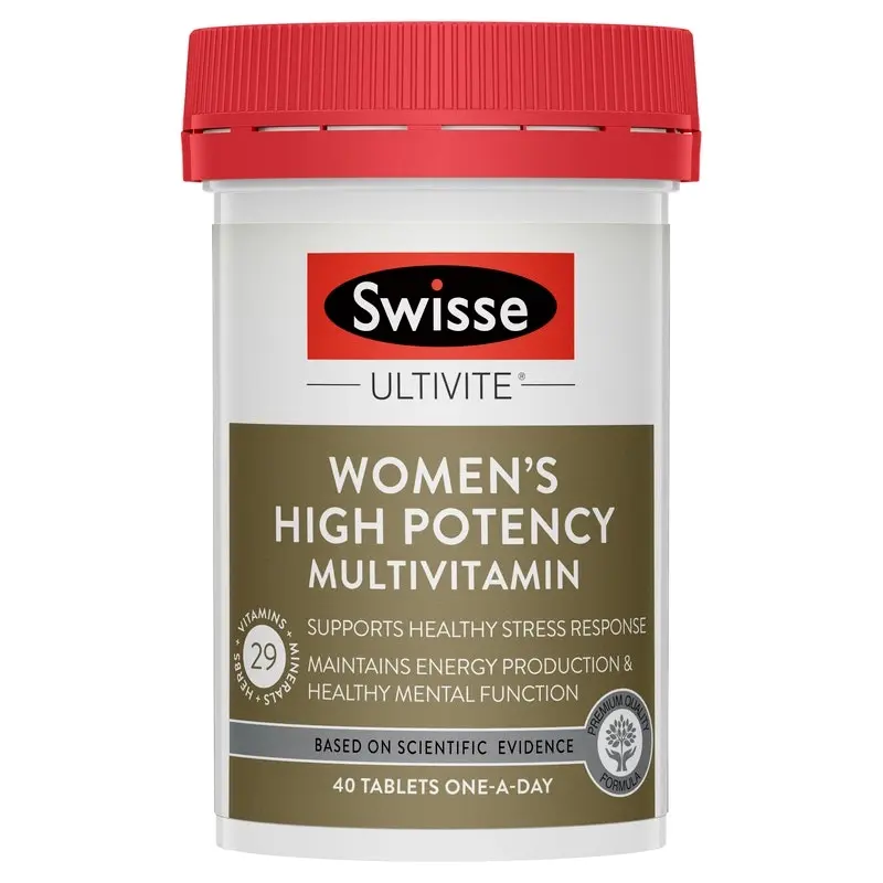 Swisse Ultivite Women's High Potency Multivitamin 40 Tablets