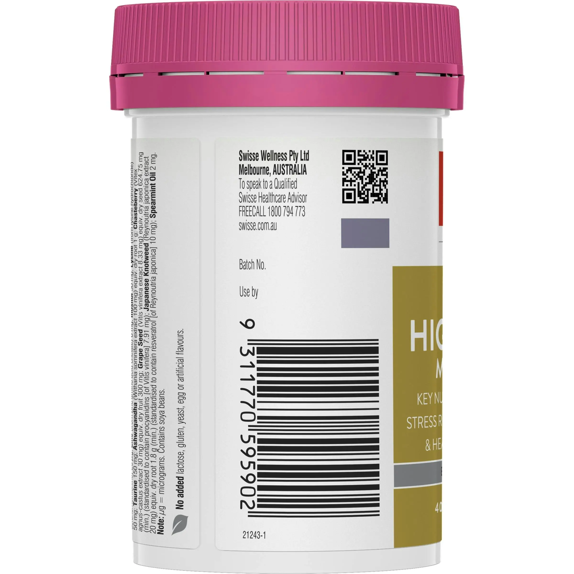 Swisse Ultivite Women's High Potency Multivitamin 40 Tablets