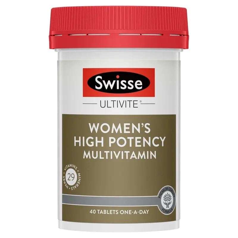 Swisse Ultivite Women's High Potency Multivitamin 40 Tablets