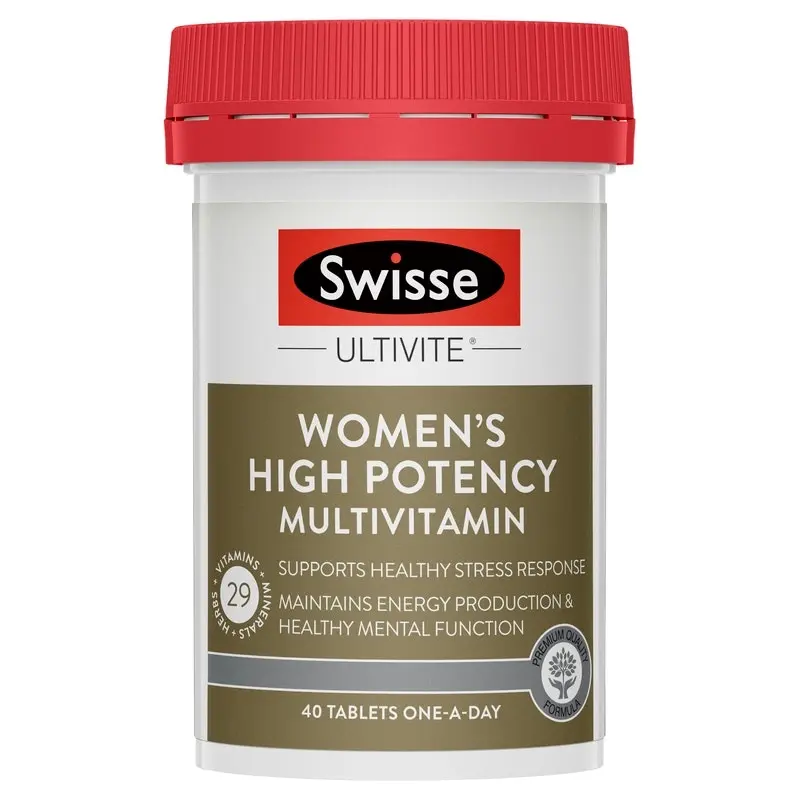 Swisse Ultivite Women's High Potency Multivitamin 40 Tablets