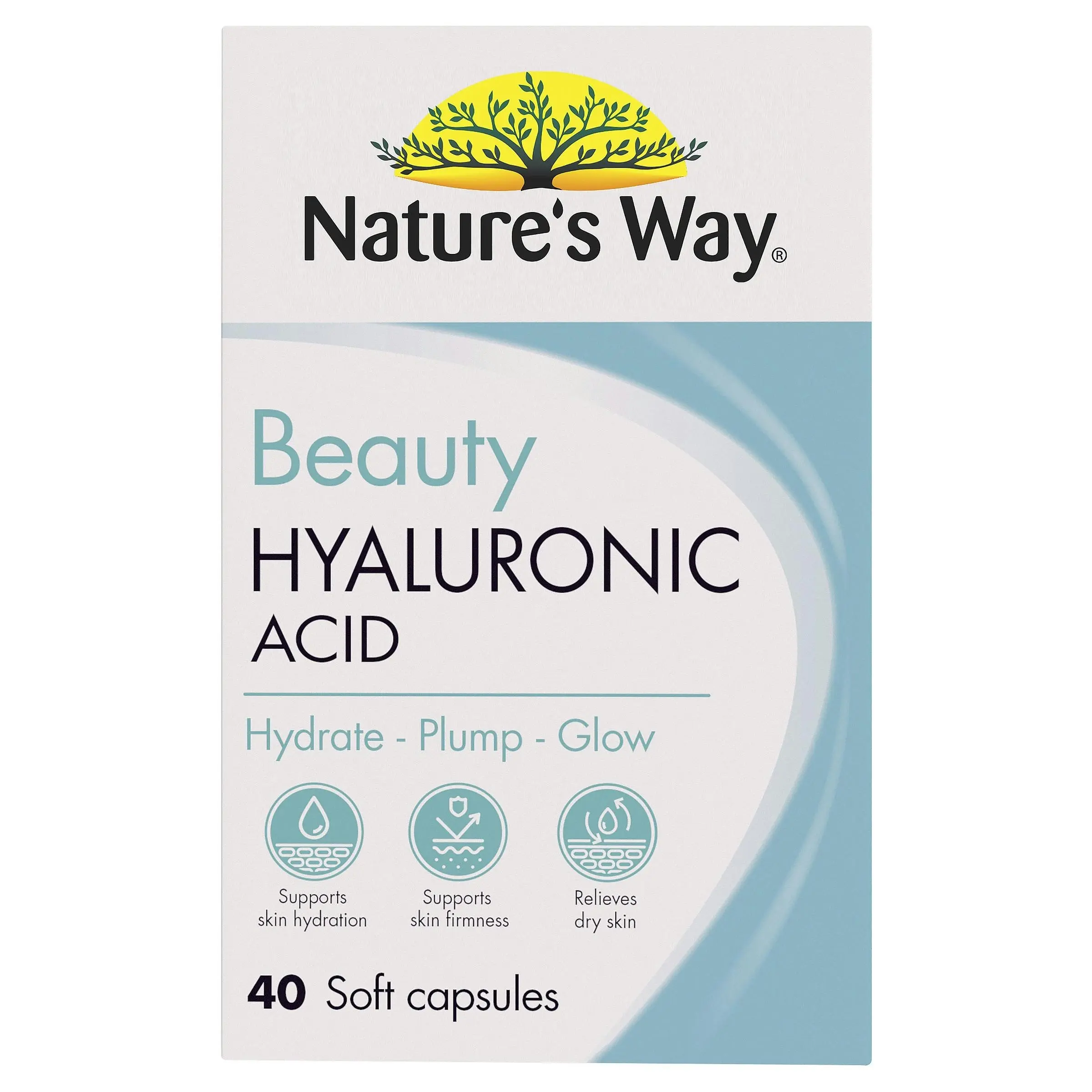 Nature's Way Beauty Hyaluronic Acid 40 Capsules