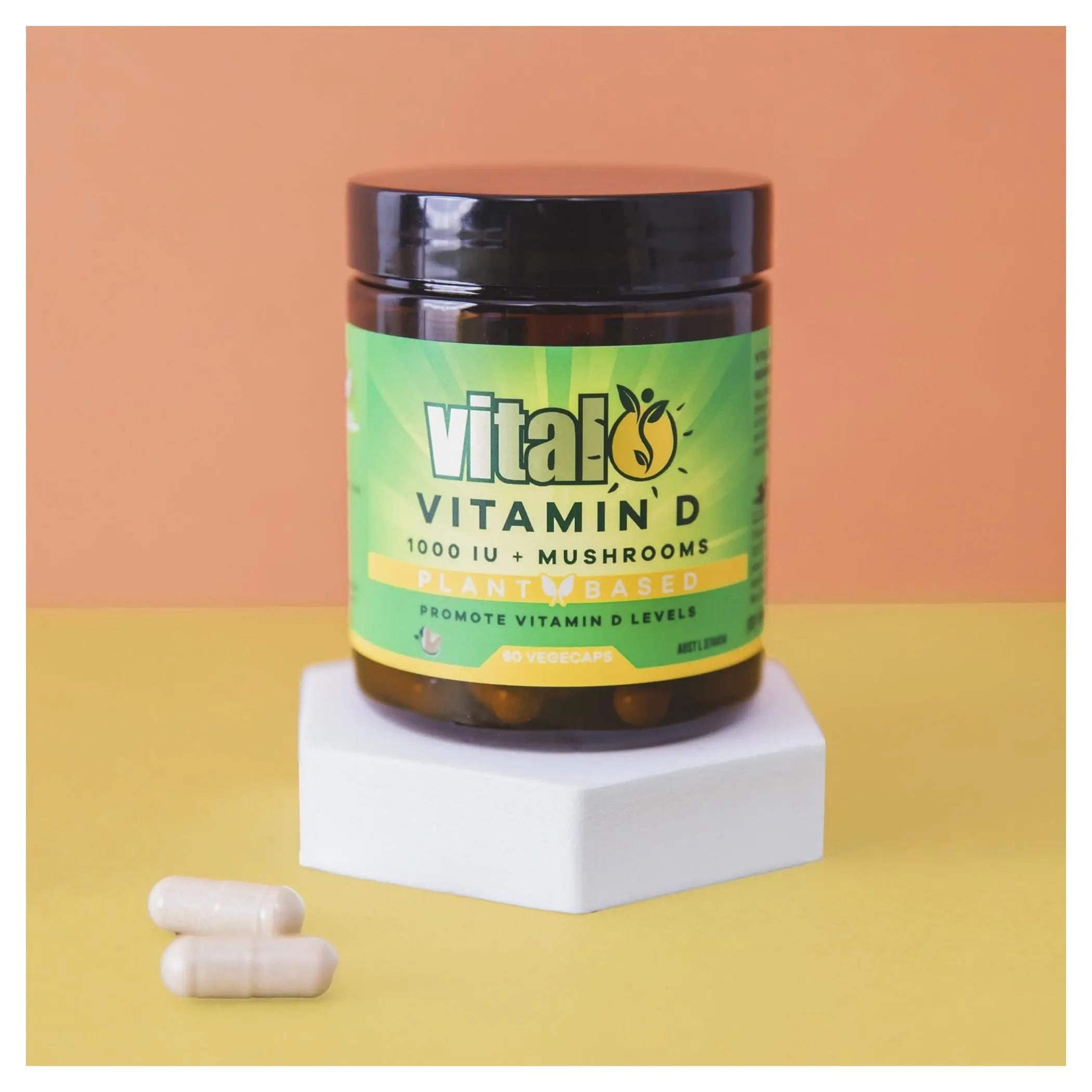 Vital Vegan Vitamin D Vegecaps 60 Capsules