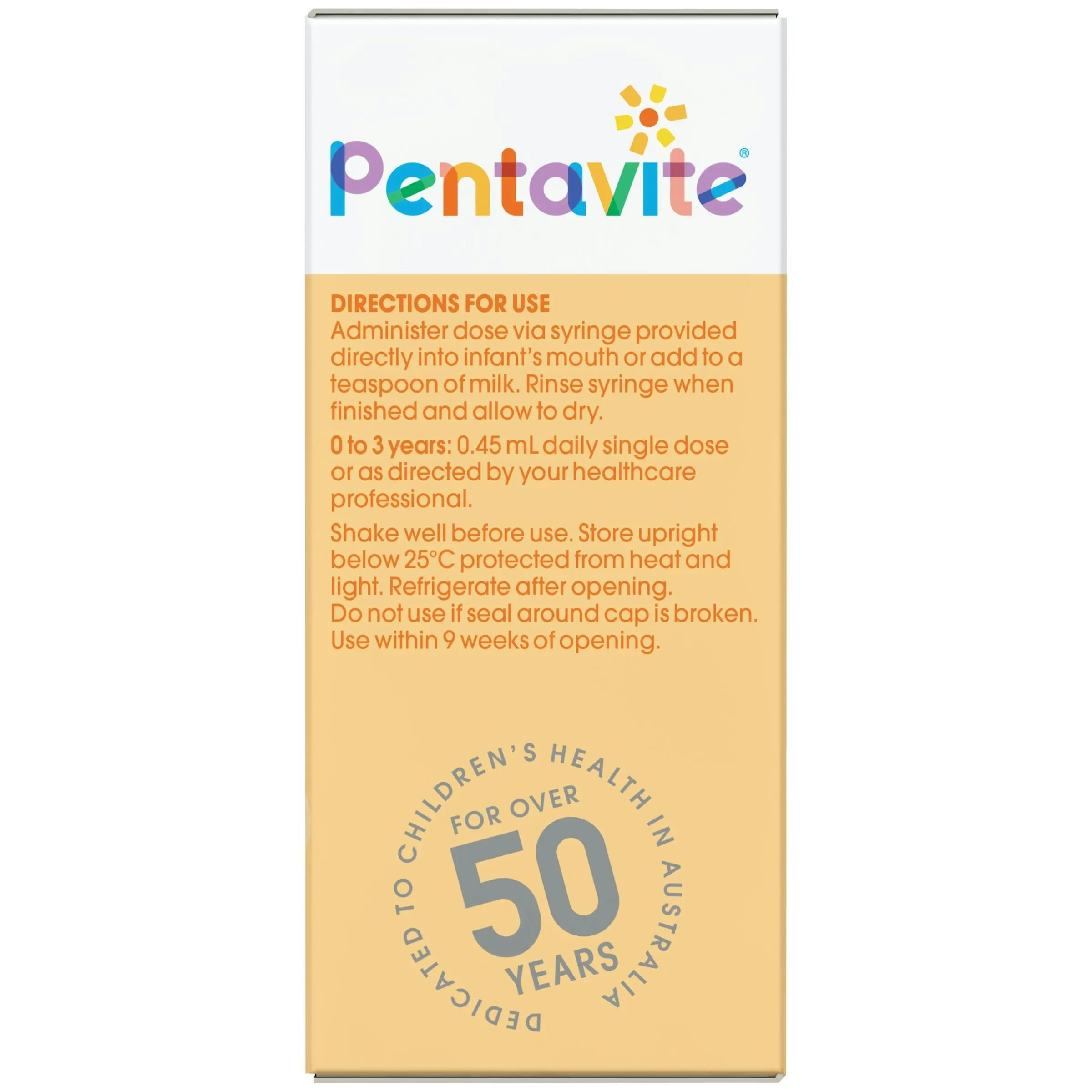 Pentavite Multivitamin Liquid For Infants 30ml