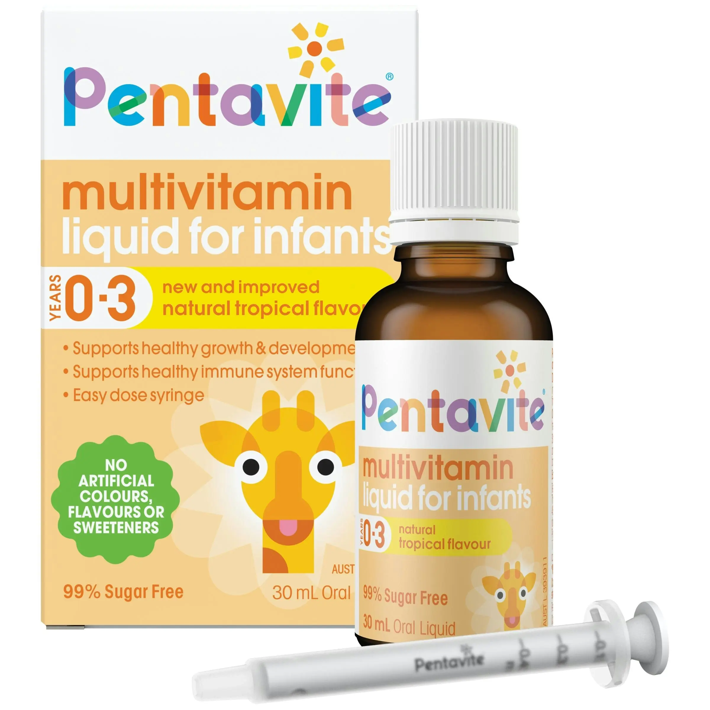 Pentavite Multivitamin Liquid For Infants 30ml