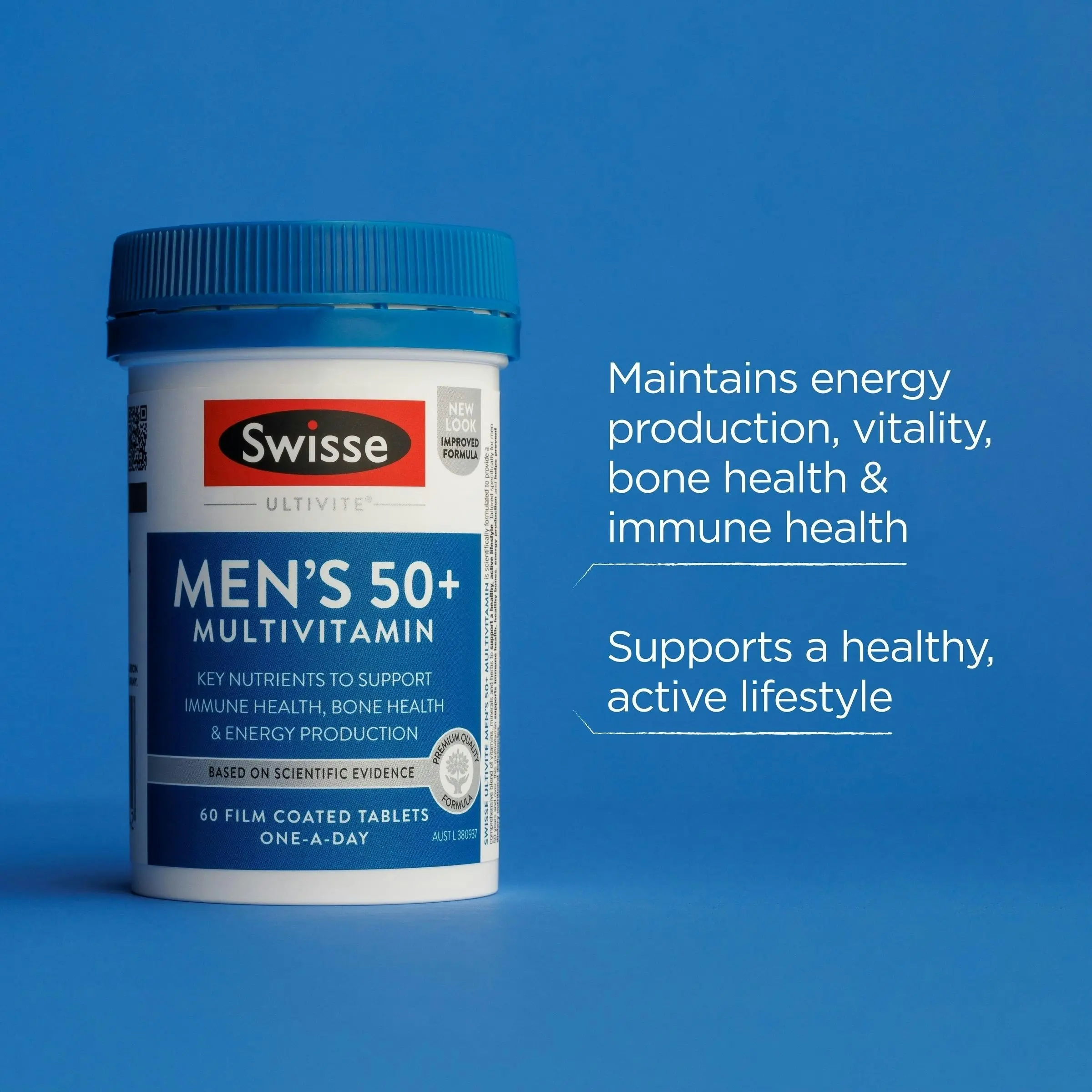 Swisse Ultivite Men's 50 + Multivitamin 90 Tablets