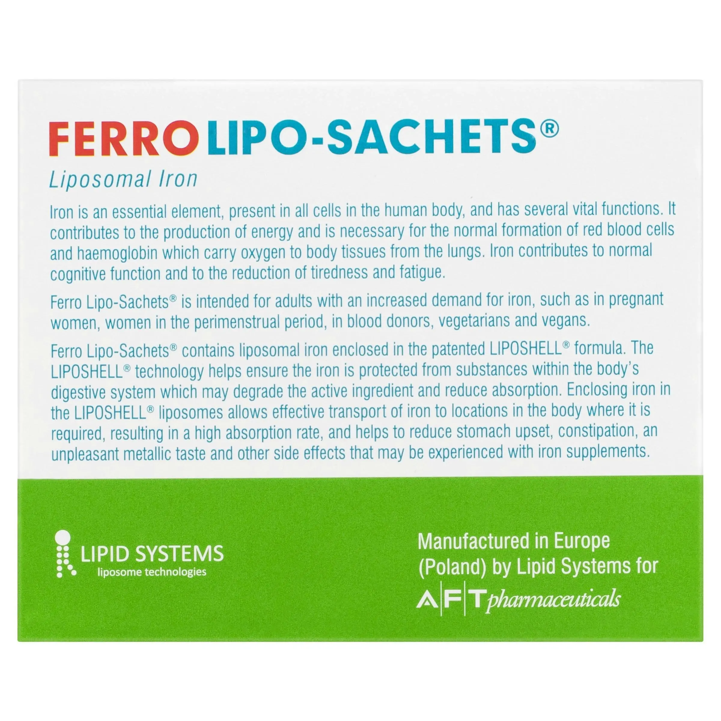 Lipo-Sachets Ferro Strawberry 5g 30 Sachets