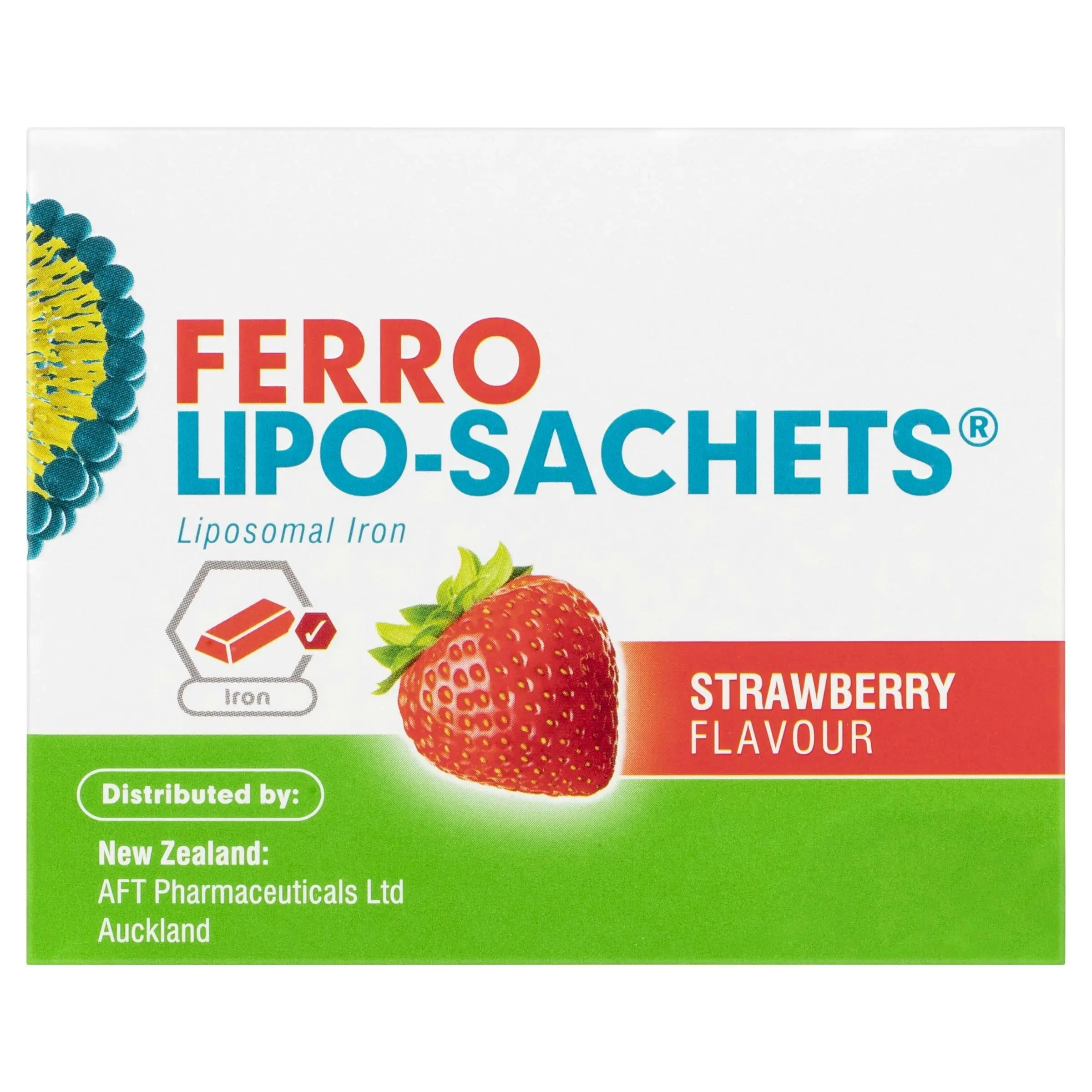 Lipo-Sachets Ferro Strawberry 5g 30 Sachets