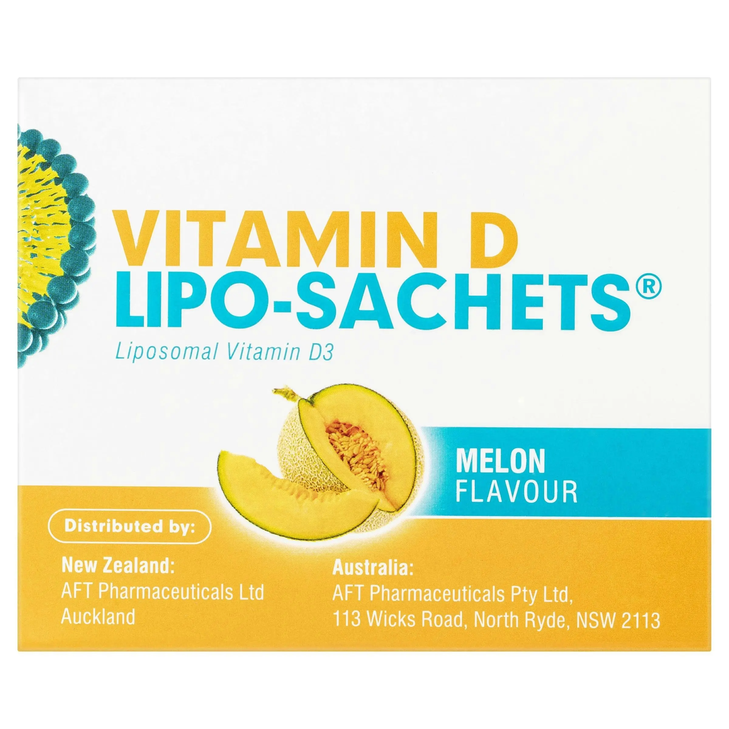 Lipo-Sachets Vitamin D Melon 5g 30 Sachets