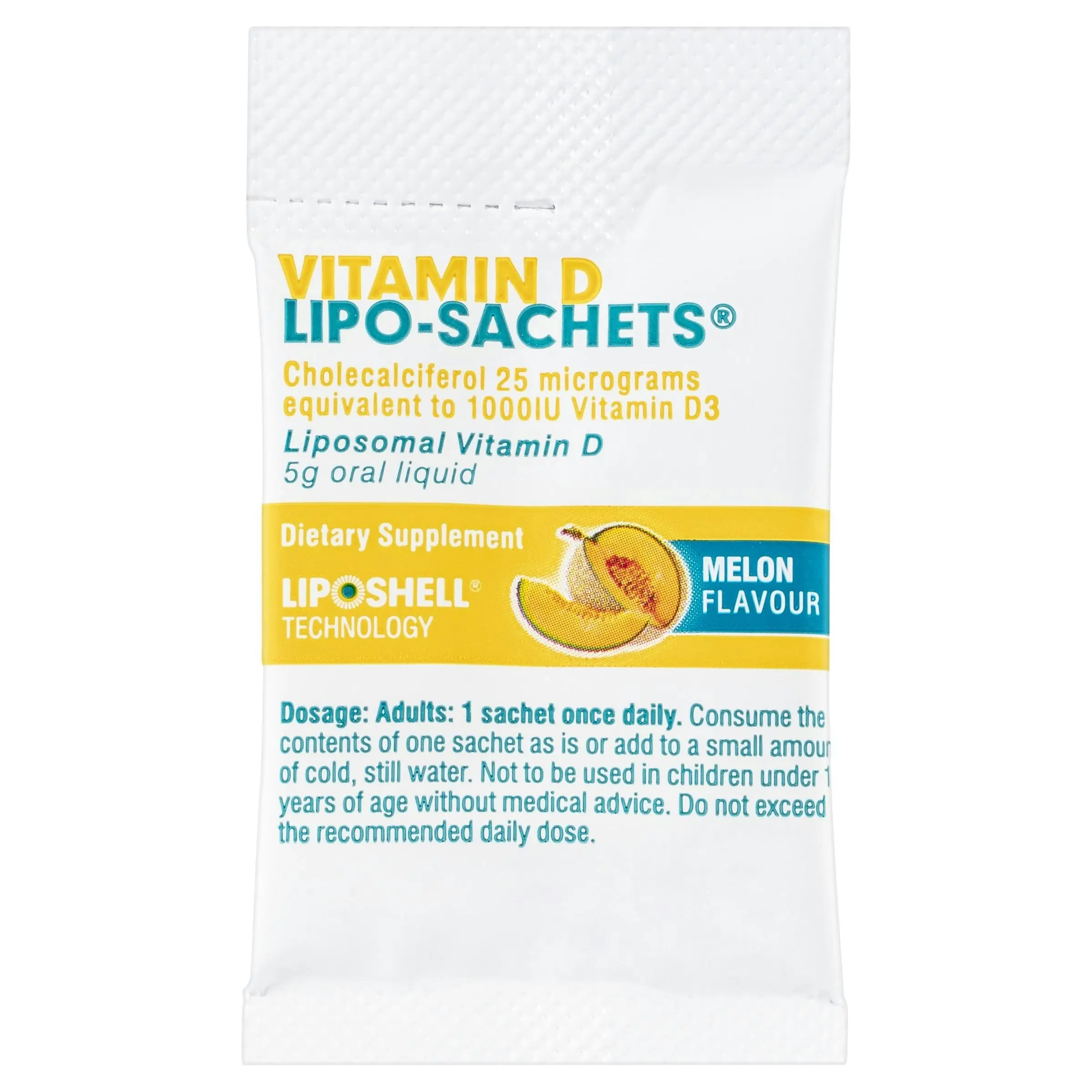 Lipo-Sachets Vitamin D Melon 5g 30 Sachets