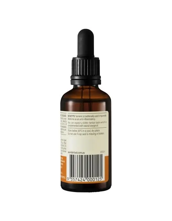 Wanderlust Turmeric Drops 50ml