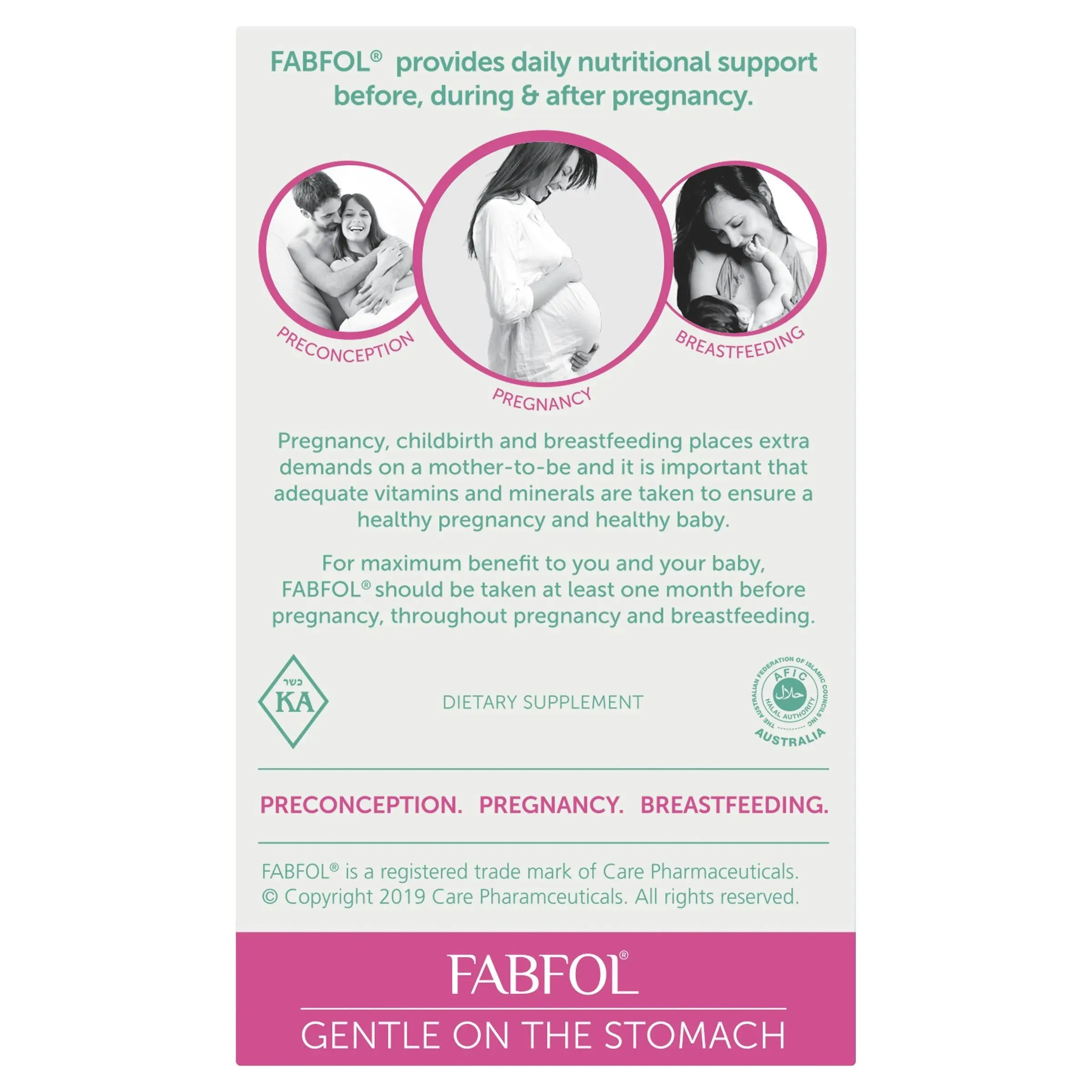 Fabfol Pregnancy 56 Tablets