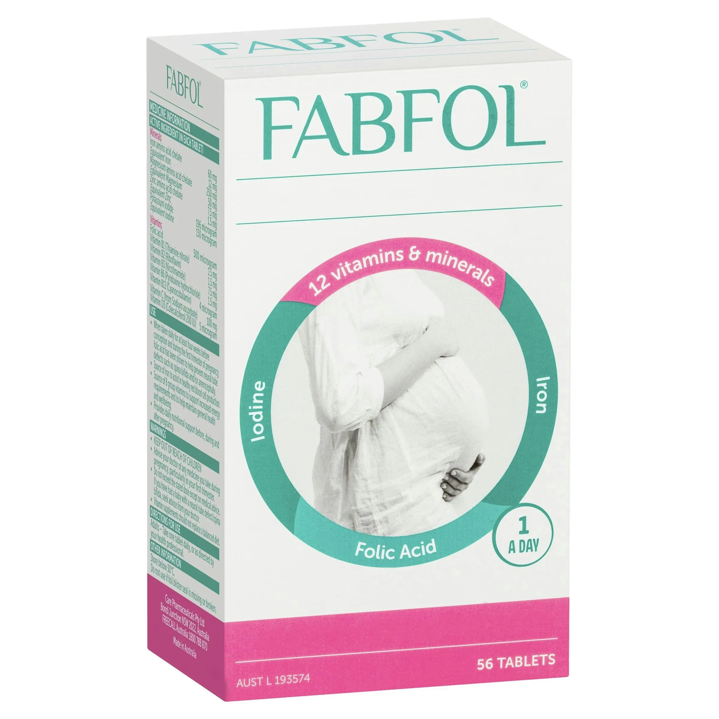 Fabfol Pregnancy 56 Tablets