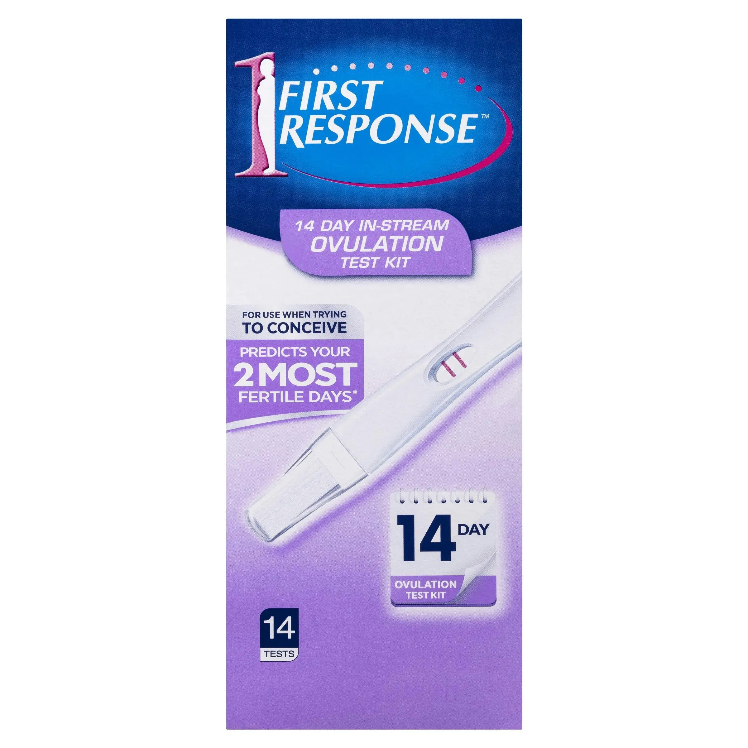 First Response 14 Day In Stream Ovulation Test Kit 14 Pack