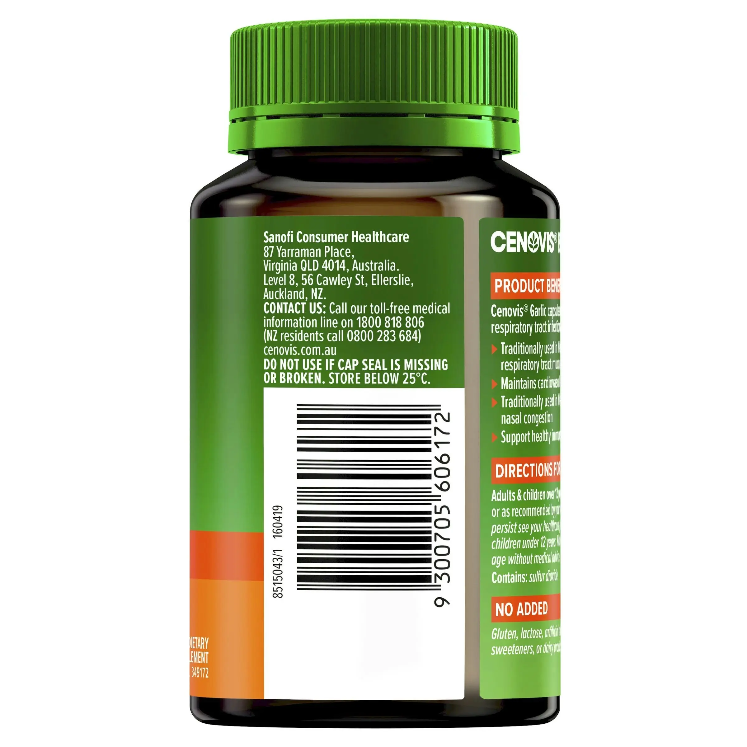 Cenovis Garlic Immune Support 100 Capsules