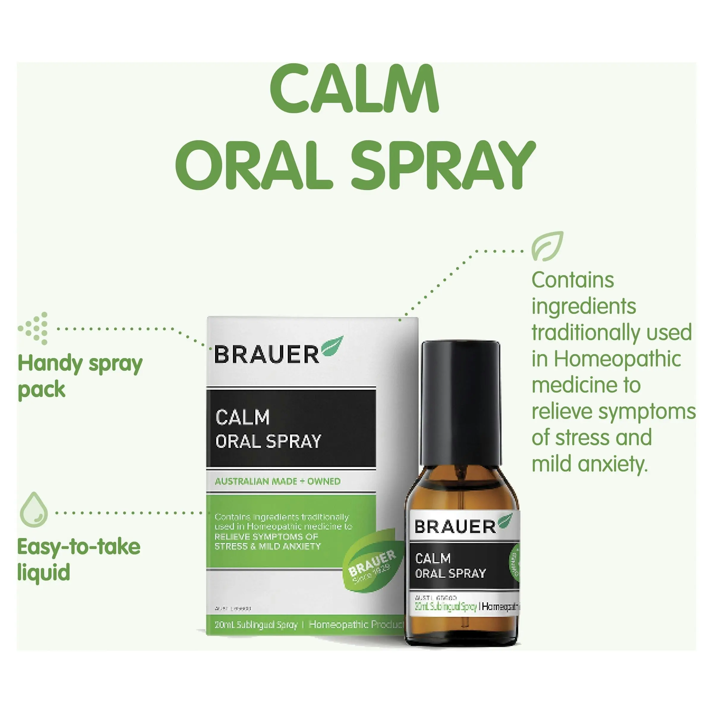 Brauer Calm Oral Spray 20mL