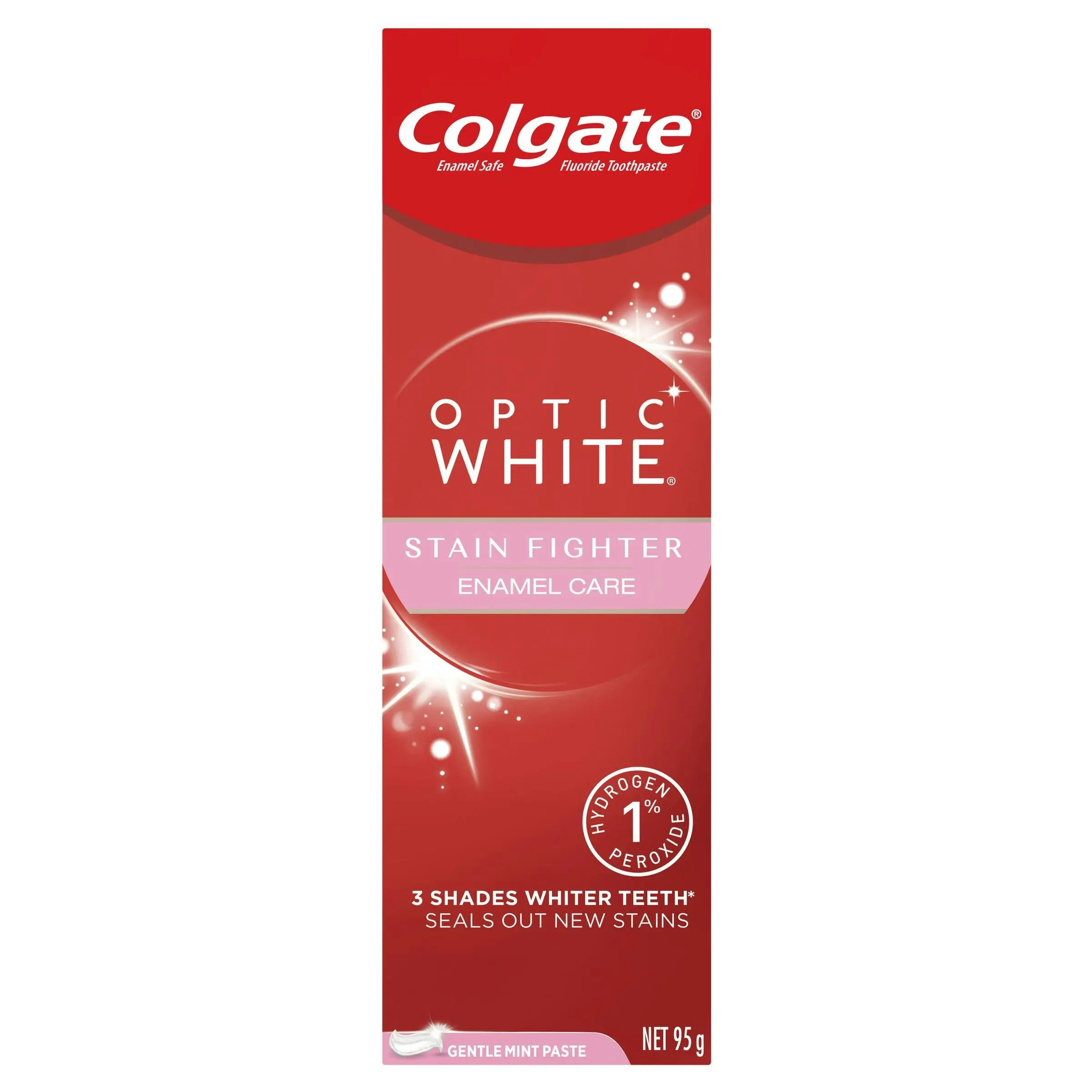 Colgate Optic White Enamel White Toothpaste With Hydrogen Peroxide 95g