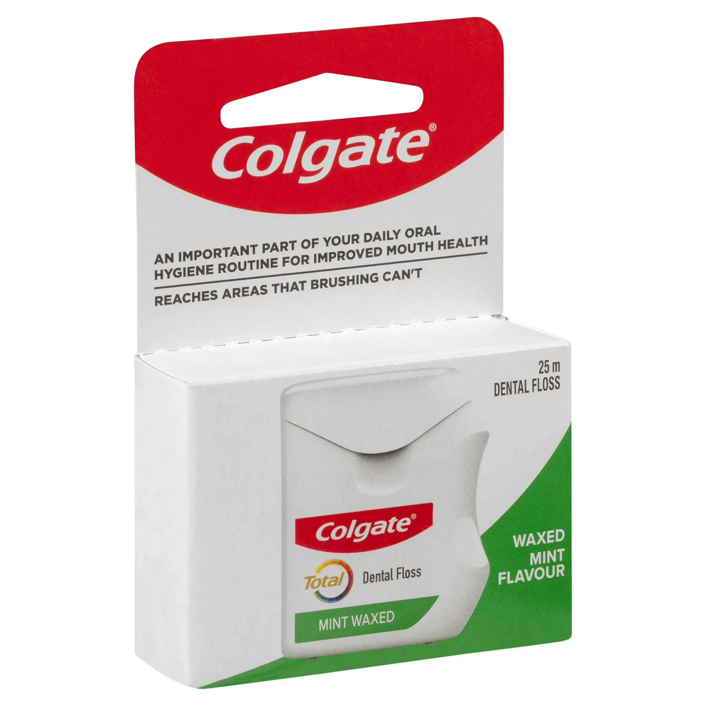 Colgate Total Mint Waxed Dental Floss 25m