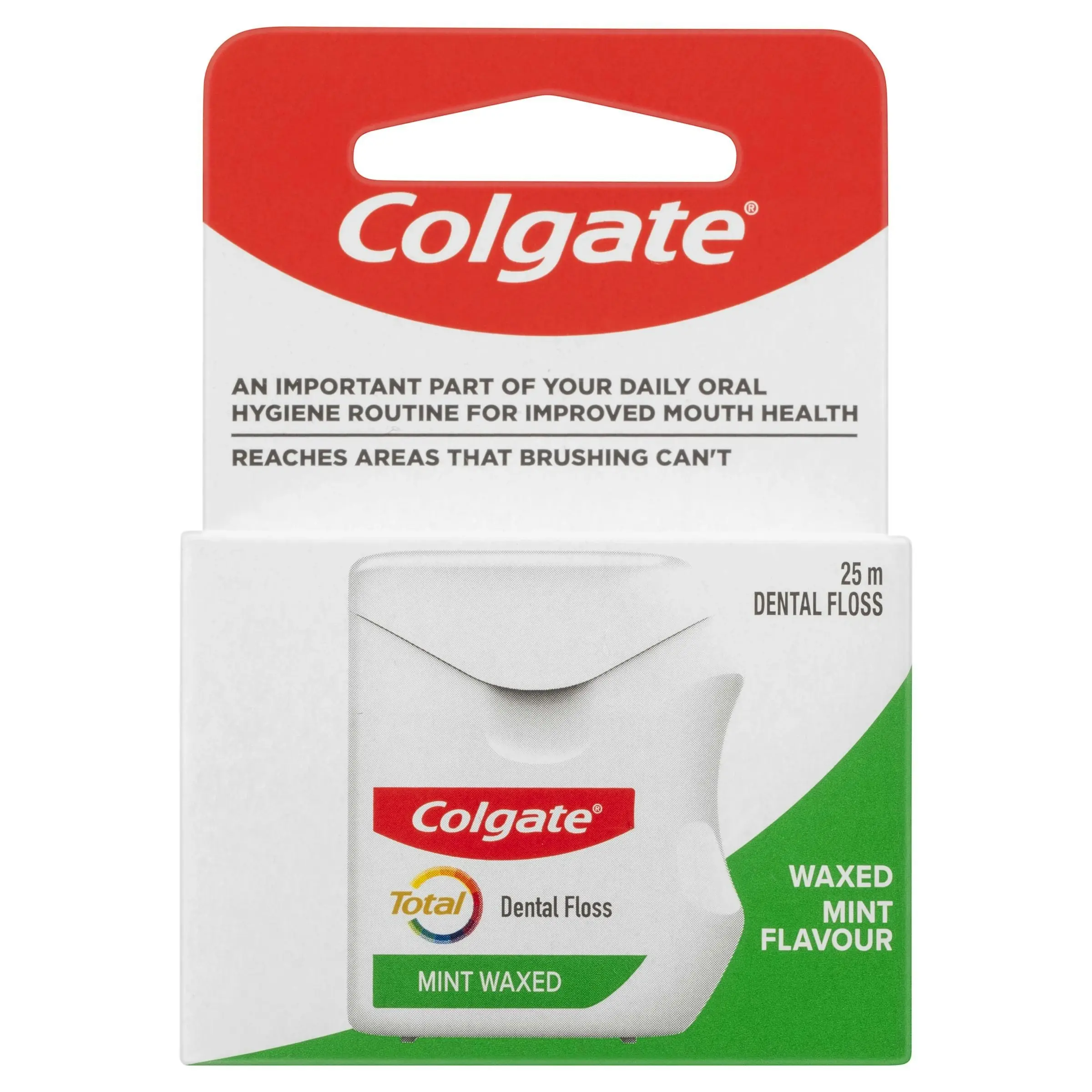 Colgate Total Mint Waxed Dental Floss 25m