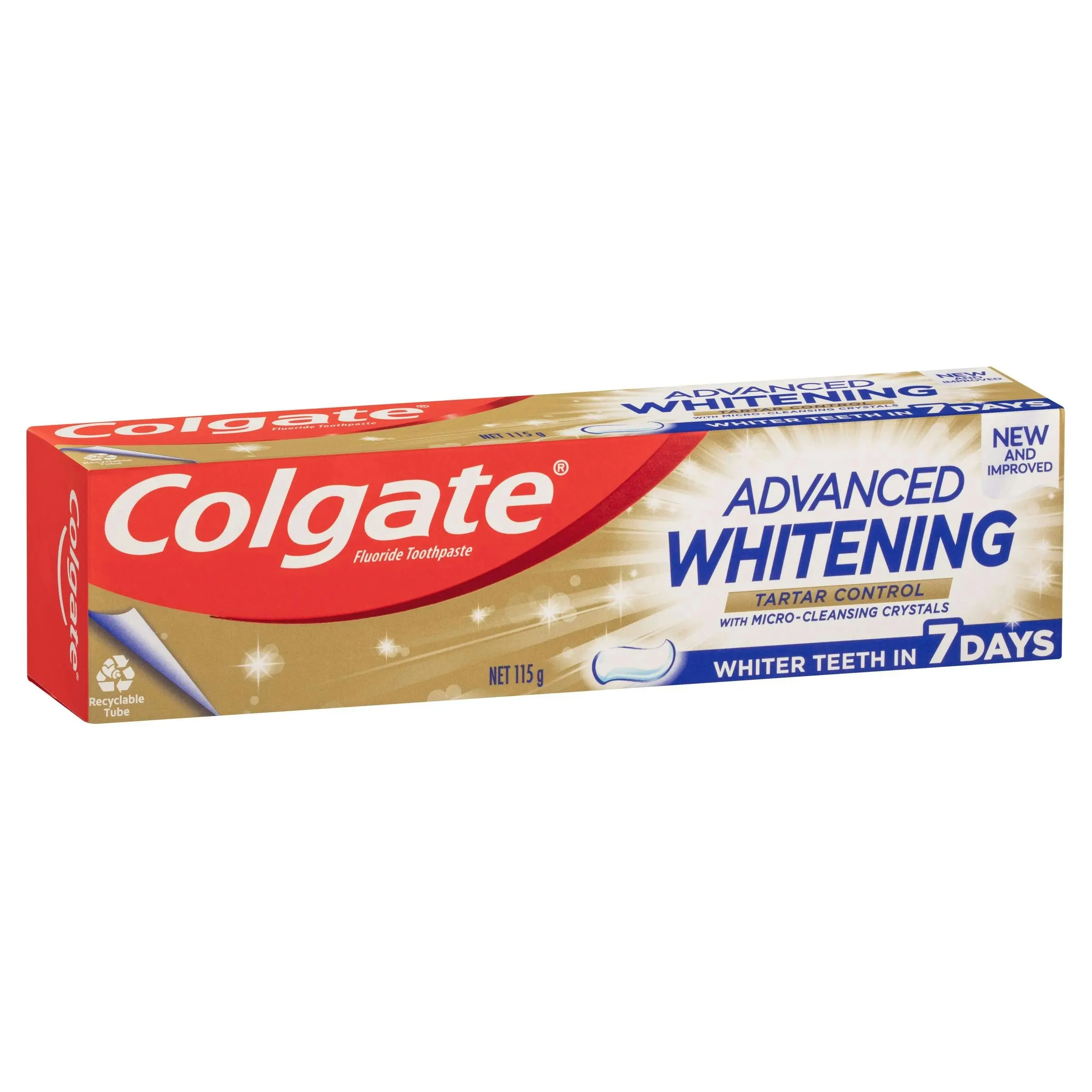 Colgate Toothpaste Advanced Whitening Tartar Control 115g